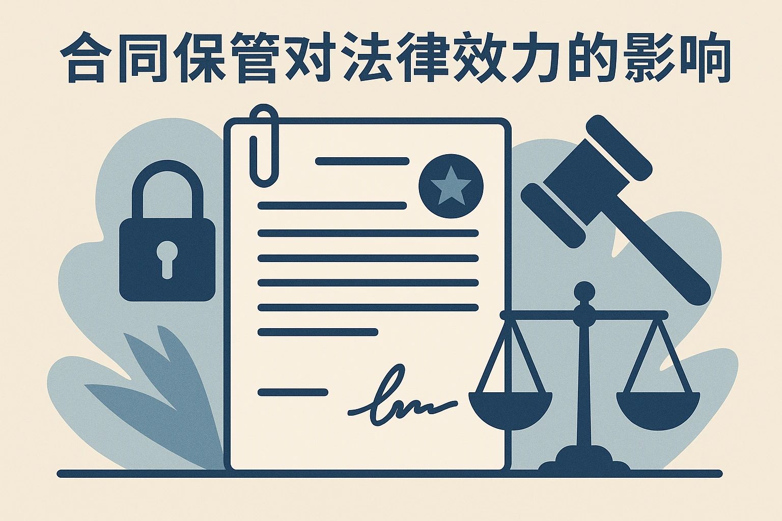 合同保管对法律效力的影响
