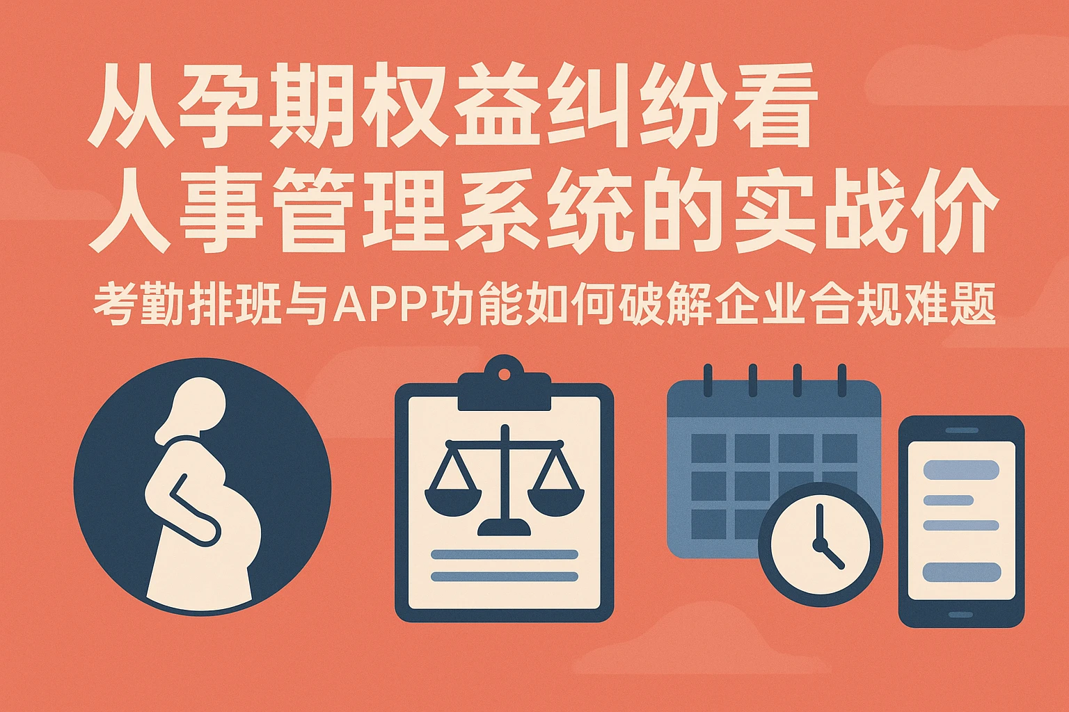 从孕期权益纠纷看人事管理系统的实战价值——考勤排班与APP功能如何破解企业合规难题