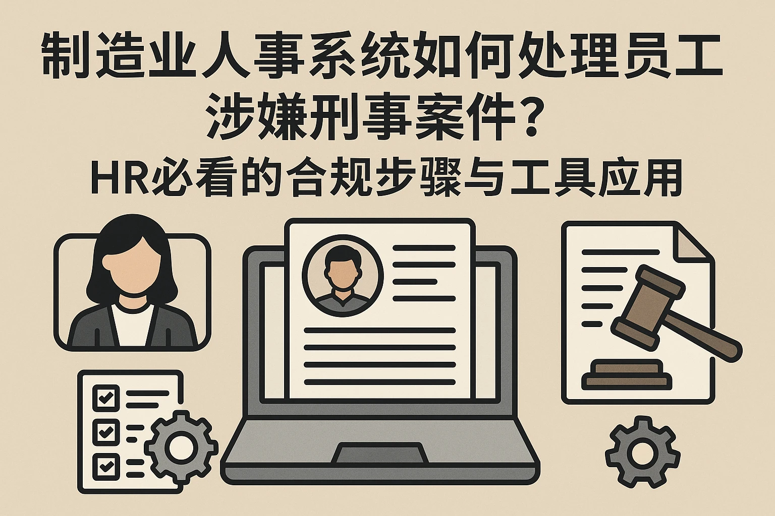 制造业人事系统如何处理员工涉嫌刑事案件？HR必看的合规步骤与工具应用