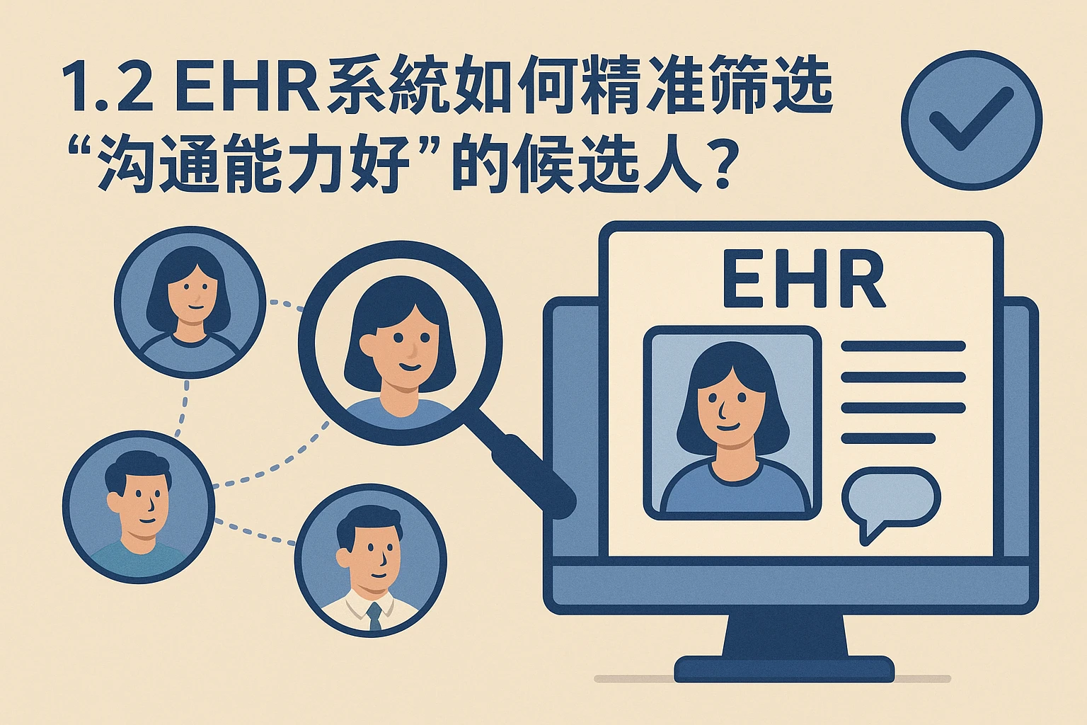 1.2 EHR系统如何精准筛选“沟通能力好”的候选人？