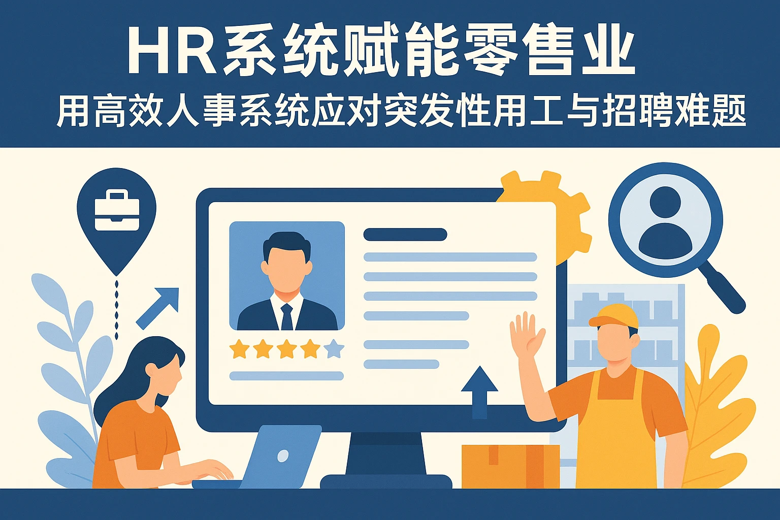 HR系统赋能零售业：用高效人事系统应对突发性用工与招聘难题