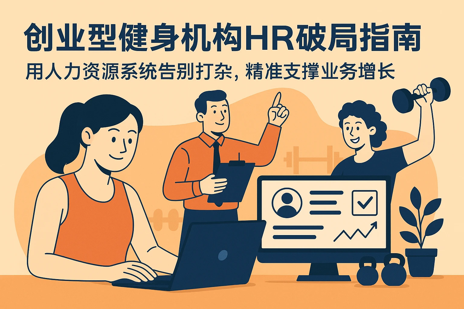 创业型健身机构HR破局指南：用人力资源系统告别打杂，精准支撑业务增长
