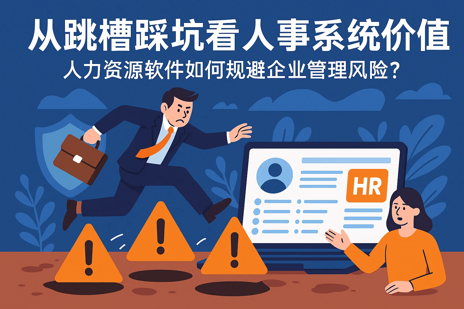 从跳槽踩坑看人事系统价值：人力资源软件如何规避企业管理风险？