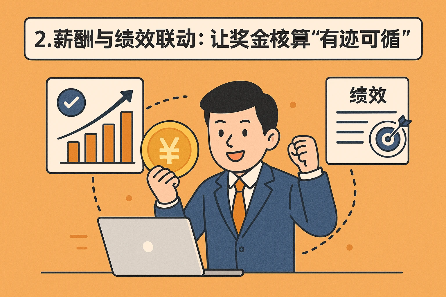 2. 薪酬与绩效联动：让奖金核算“有迹可循”
