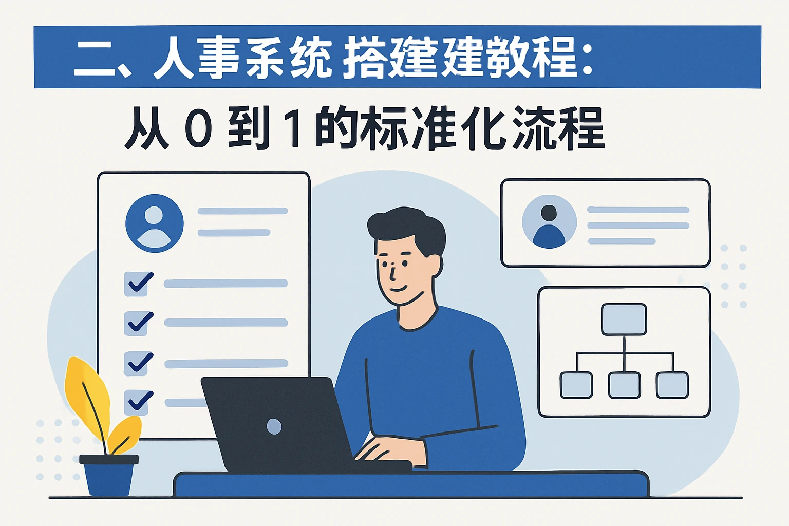 二、人事系统搭建教程：从0到1的标准化流程