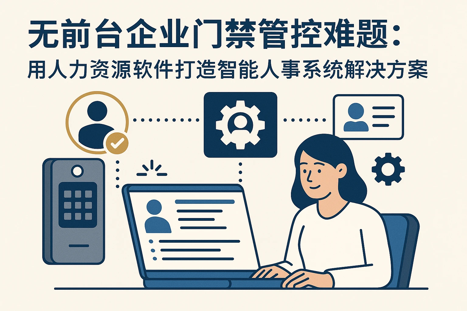 无前台企业门禁管控难题：用人力资源软件打造智能人事系统解决方案