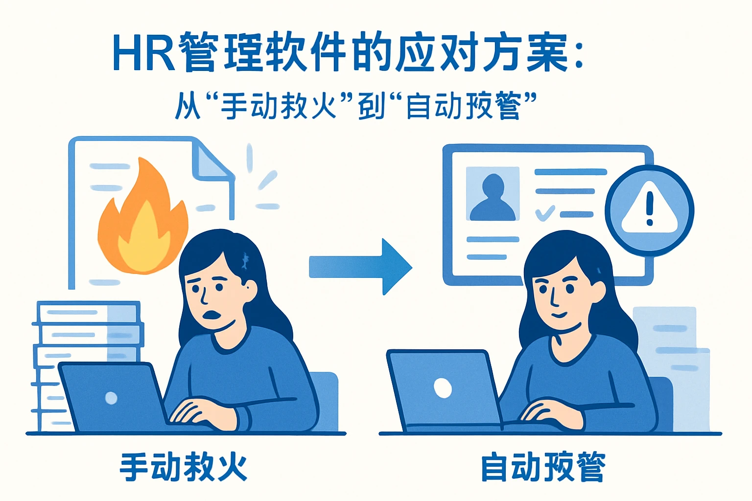 二、HR管理软件的应对方案：从“手动救火”到“自动预警”