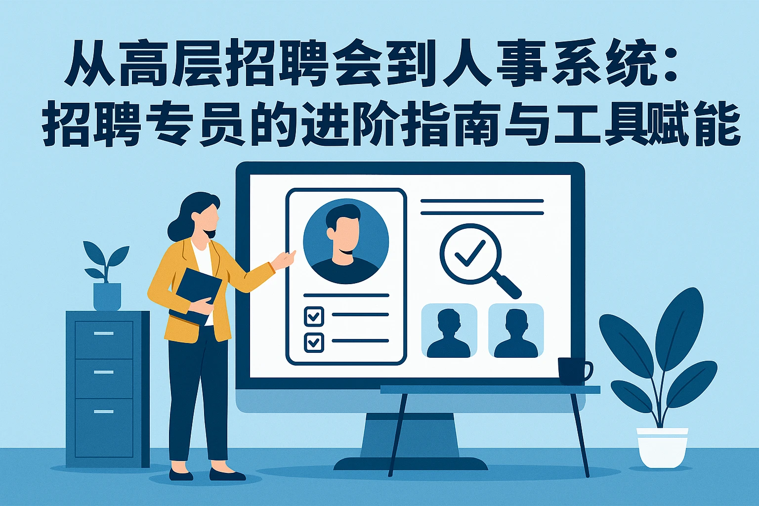 从高层招聘会到人事系统：招聘专员的进阶指南与工具赋能
