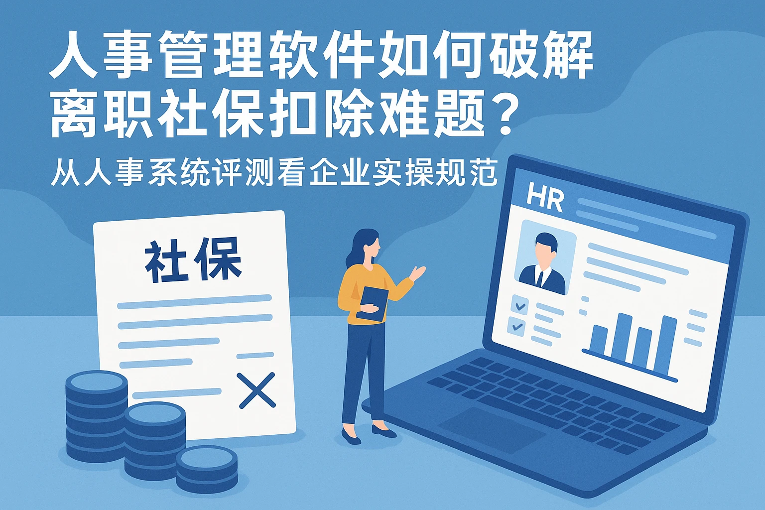 人事管理软件如何破解离职社保扣除难题？从人事系统评测看企业实操规范