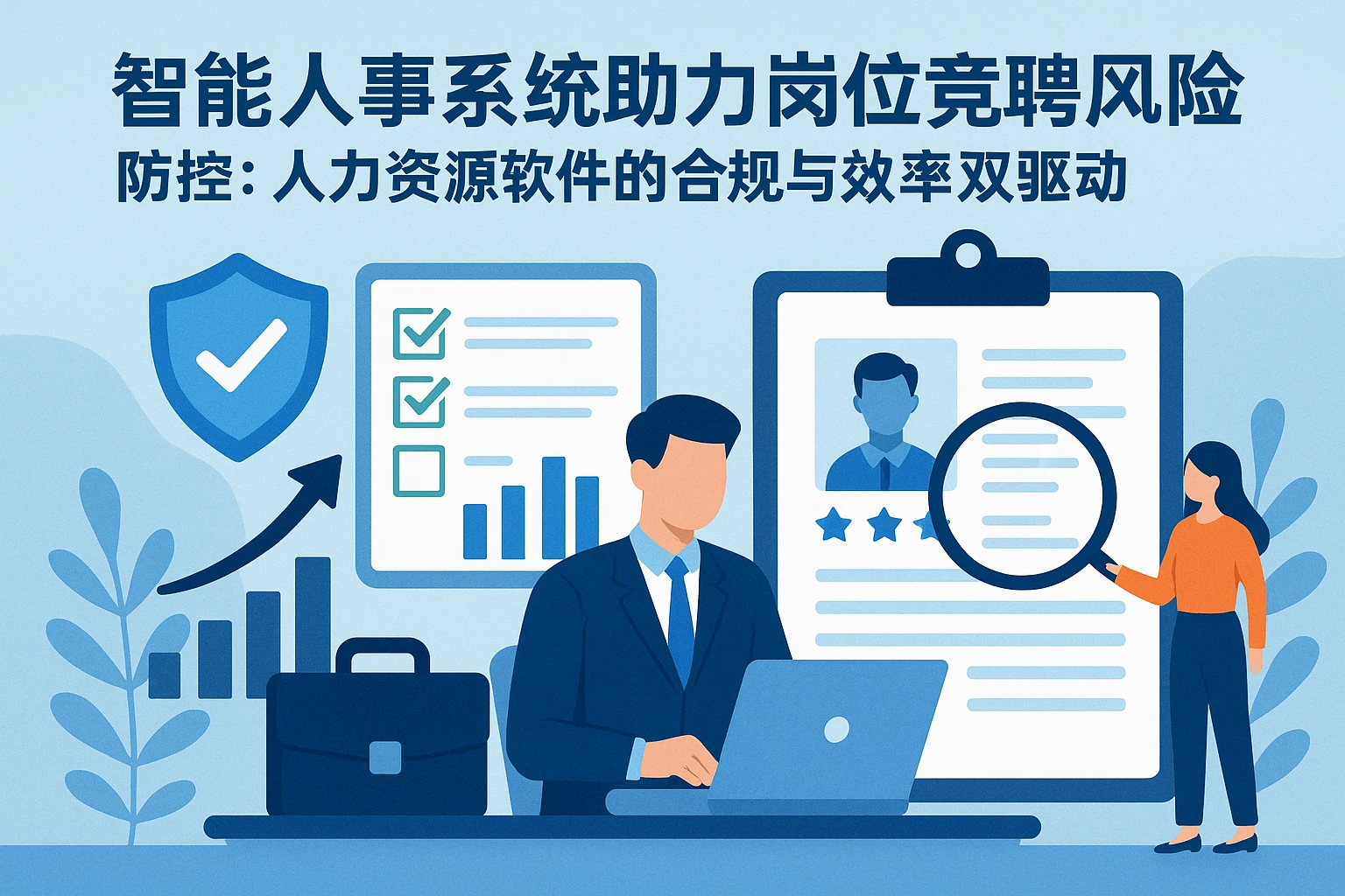 智能人事系统助力岗位竞聘风险防控：人力资源软件的合规与效率双驱动