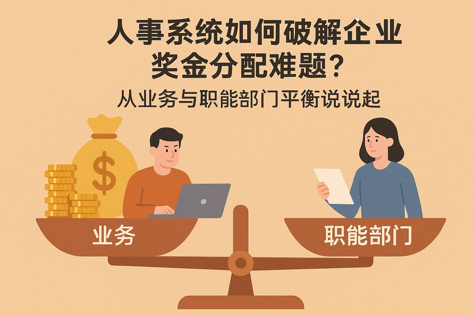 人事系统如何破解企业奖金分配难题？从业务与职能部门平衡说起