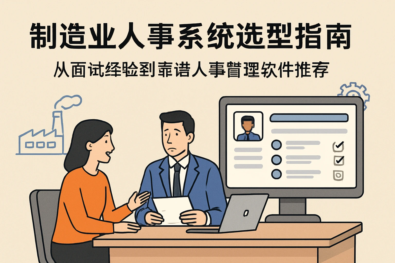 制造业人事系统选型指南：从面试经验到靠谱人事管理软件推荐