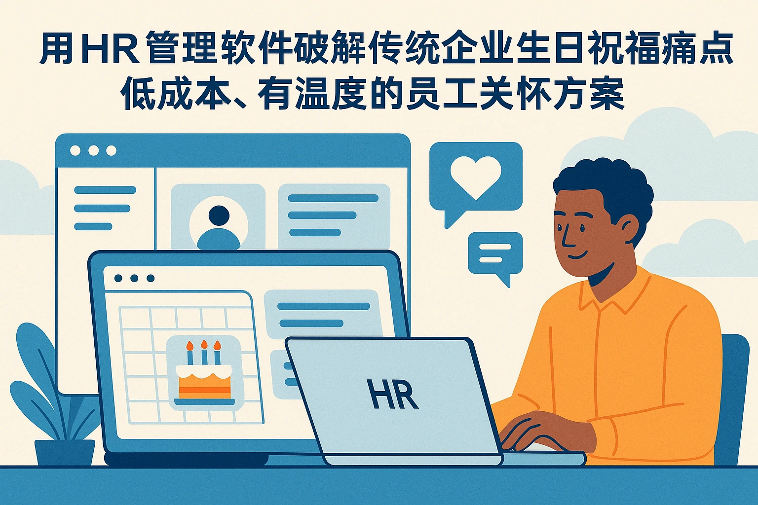 用HR管理软件破解传统企业生日祝福痛点：低成本、有温度的员工关怀方案