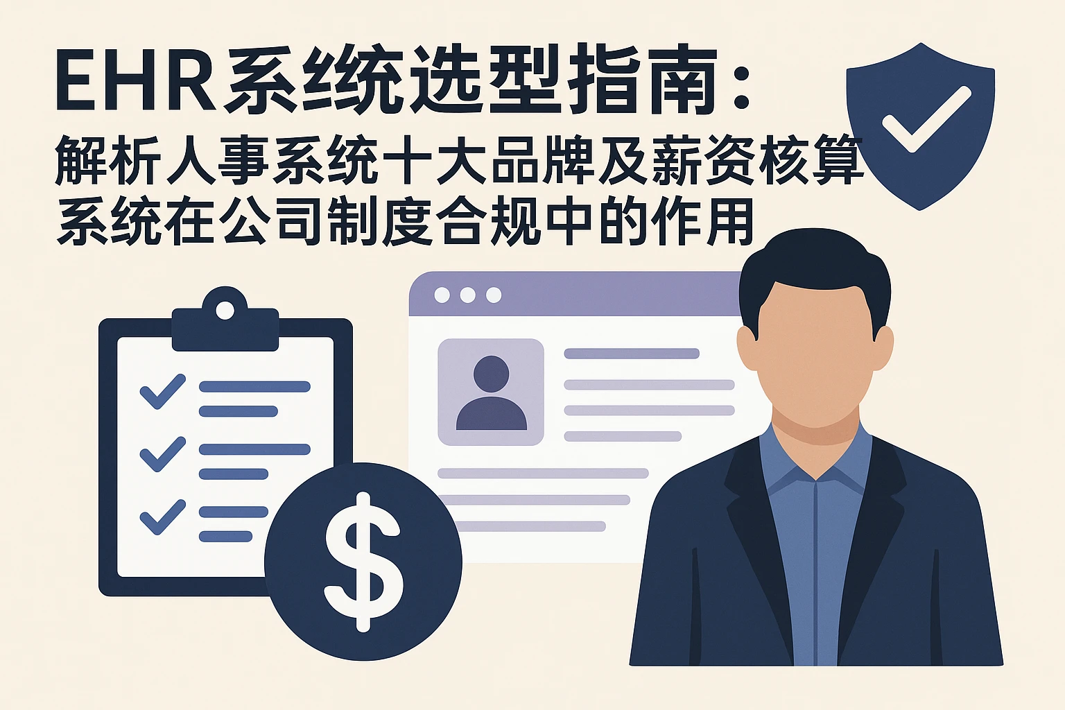 EHR系统选型指南：解析人事系统十大品牌及薪资核算系统在公司制度合规中的作用