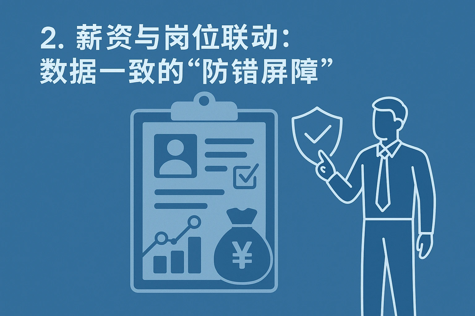2. 薪资与岗位联动：数据一致的“防错屏障”