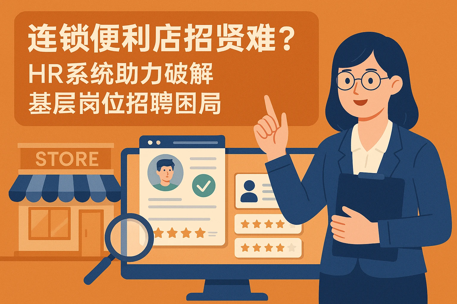 连锁便利店招贤难?HR系统助力破解基层岗位招聘困局