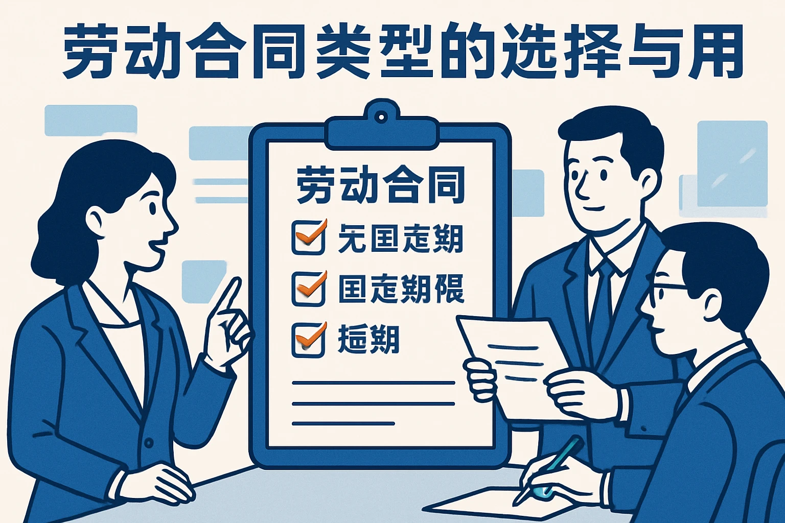 劳动合同类型的选择与应用