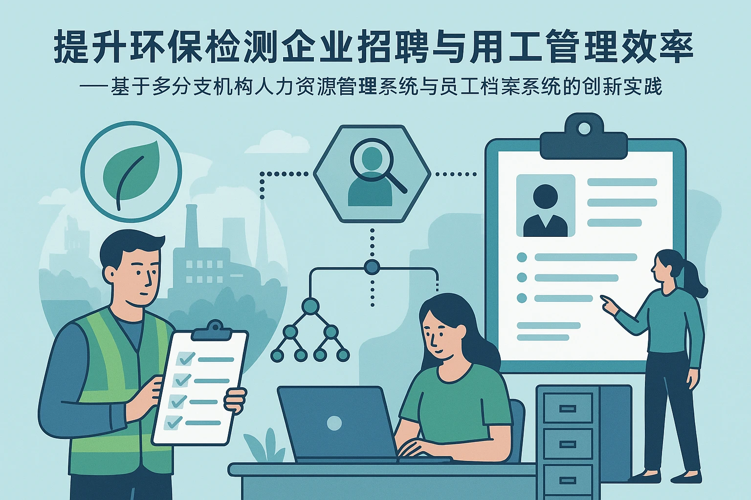提升环保检测企业招聘与用工管理效率——基于多分支机构人力资源管理系统与员工档案系统的创新实践