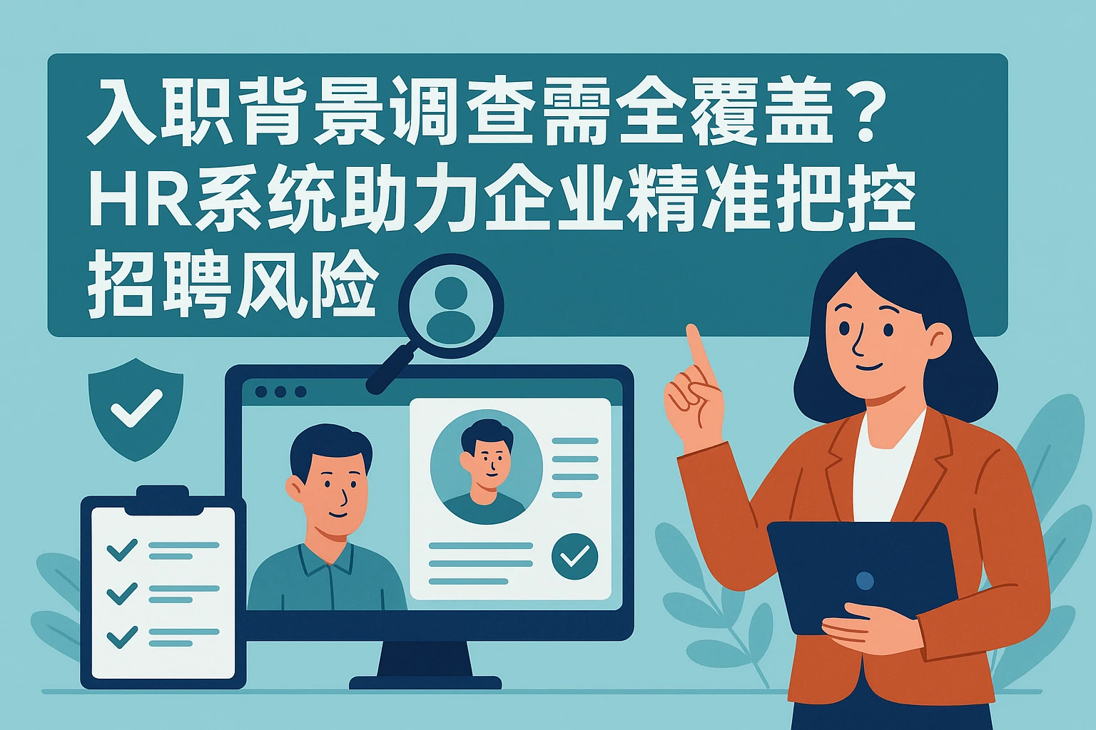 入职背景调查需全覆盖？HR系统助力企业精准把控招聘风险
