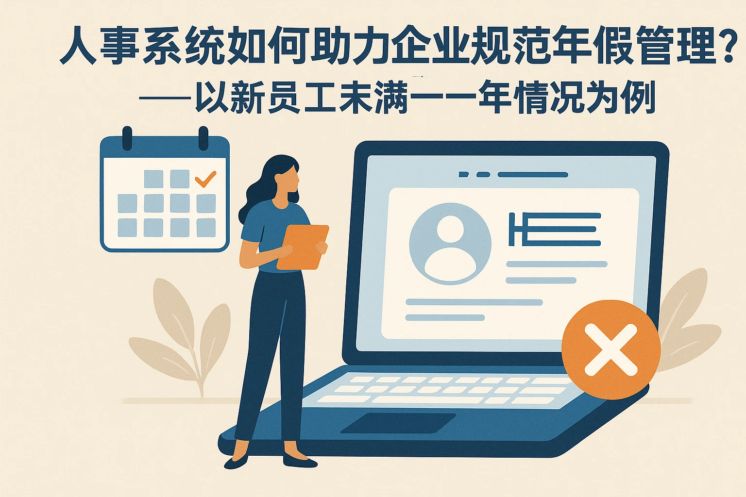 人事系统如何助力企业规范年假管理？——以新员工未满一年情况为例