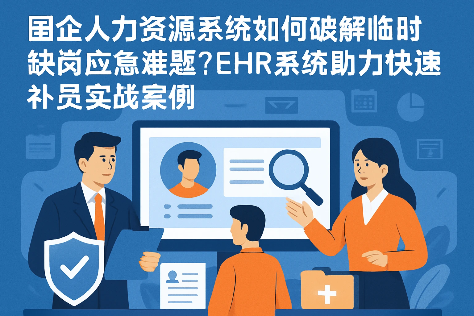 国企人力资源系统如何破解临时缺岗应急难题？EHR系统助力快速补员实战案例