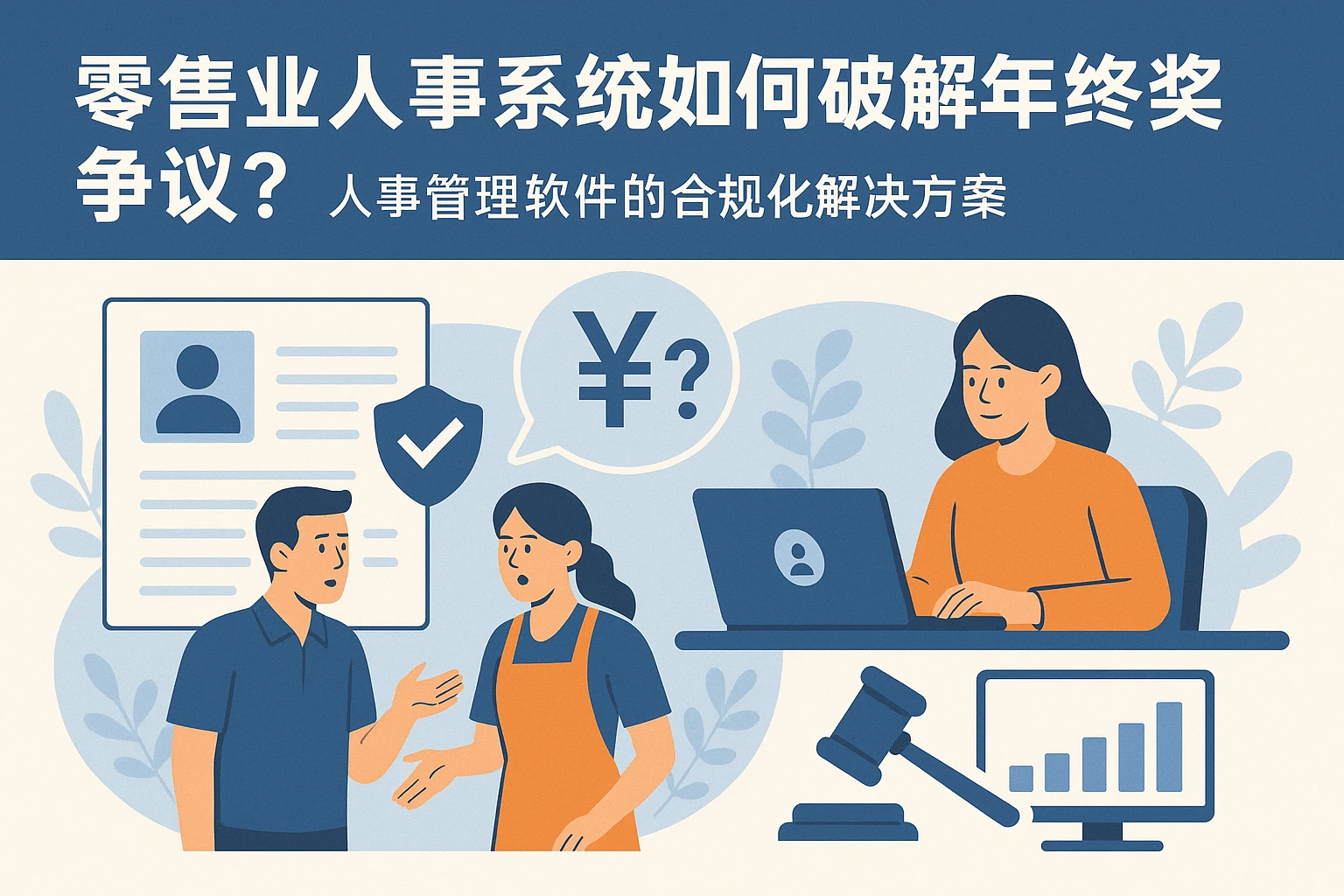 零售业人事系统如何破解年终奖争议？人事管理软件的合规化解决方案
