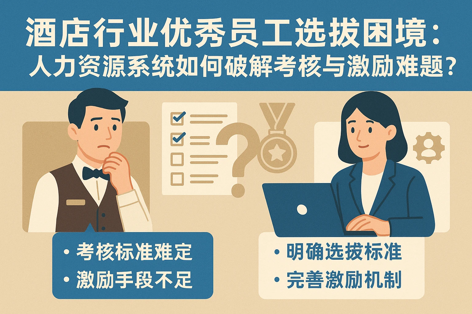 酒店行业优秀员工选拔困境：人力资源系统如何破解考核与激励难题？