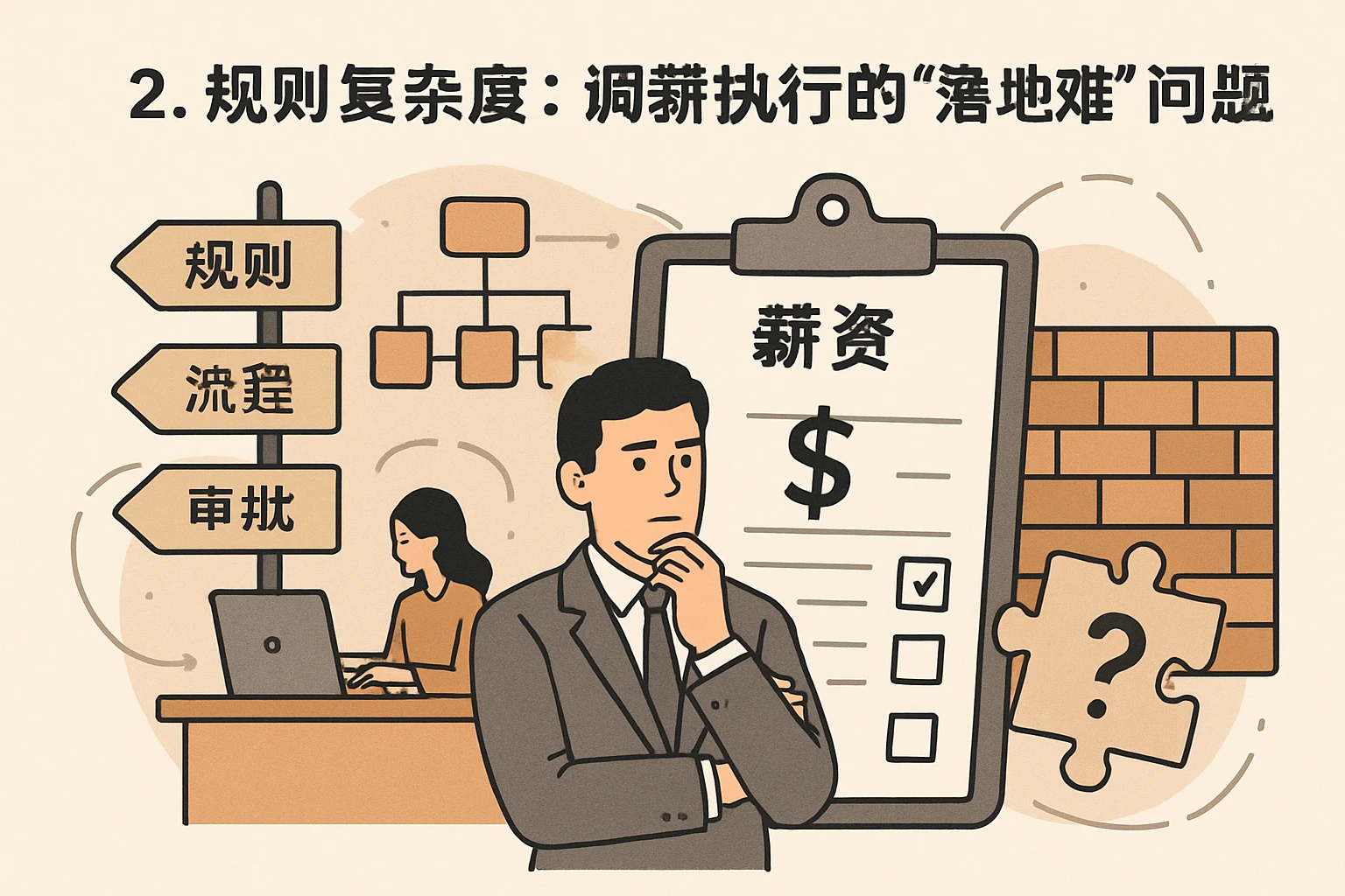 2. 规则复杂度：调薪执行的“落地难”问题