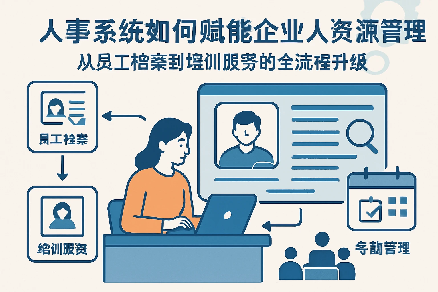 人事系统如何赋能企业人力资源管理？从员工档案到培训服务的全流程升级
