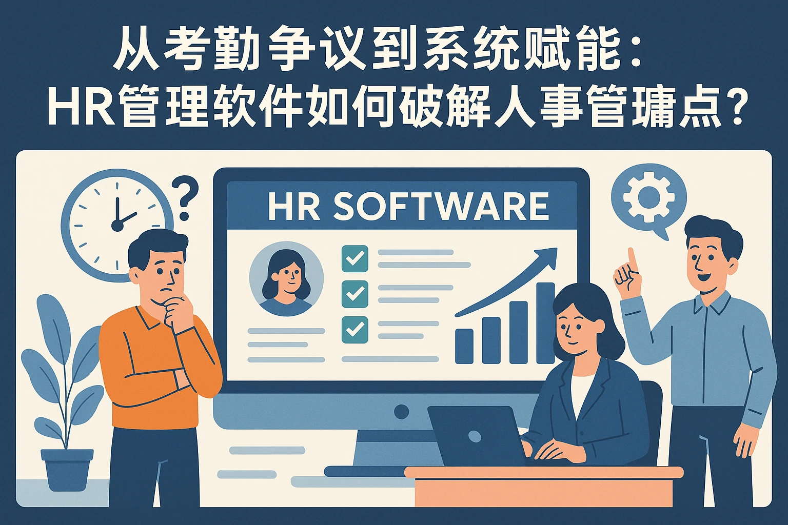 从考勤争议到系统赋能：HR管理软件如何破解人事管理痛点？