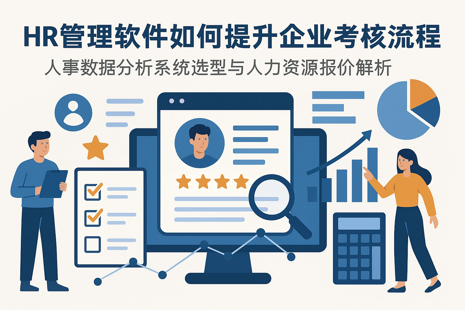 HR管理软件如何提升企业考核流程｜人事数据分析系统选型与人力资源系统报价解析