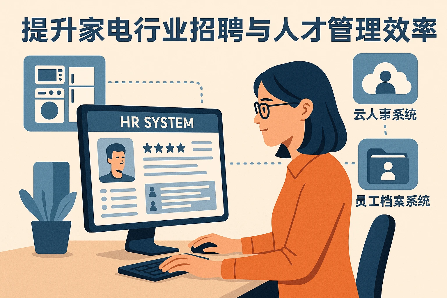 提升家电行业招聘与人才管理效率：HR系统、云人事系统与员工档案系统的深度应用