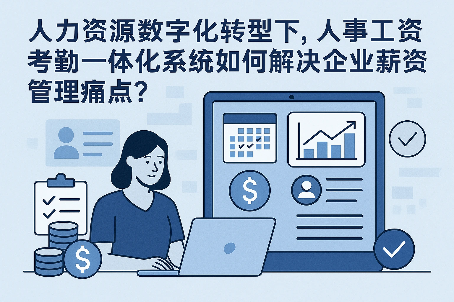 人力资源数字化转型下，人事工资考勤一体化系统如何解决企业薪资管理痛点？