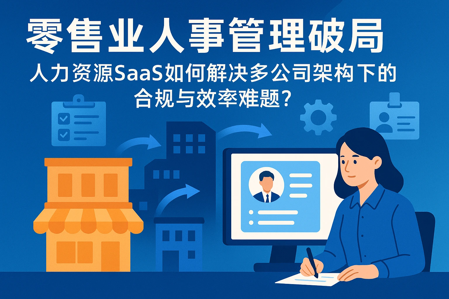 零售业人事管理破局：人力资源SaaS如何解决多公司架构下的合规与效率难题？