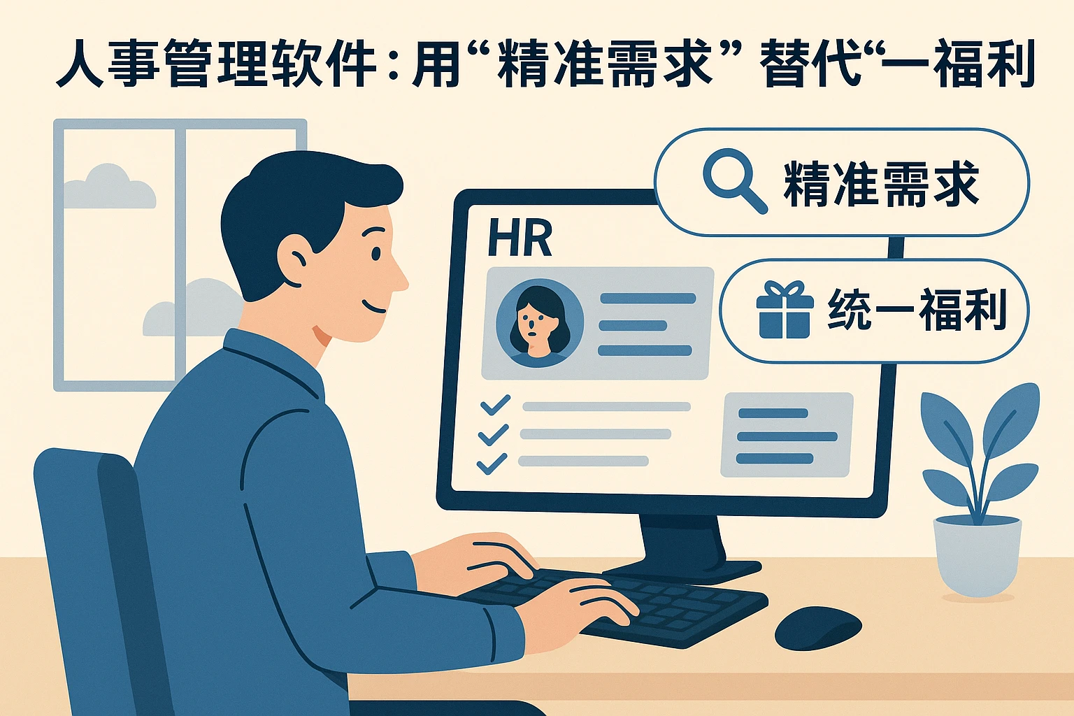 2. 人事管理软件：用“精准需求”替代“统一福利”