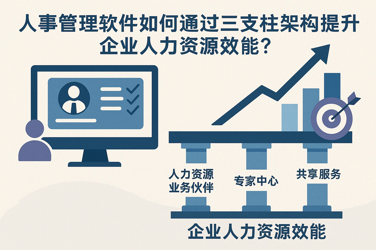 人事管理软件如何通过三支柱架构提升企业人力资源效能？