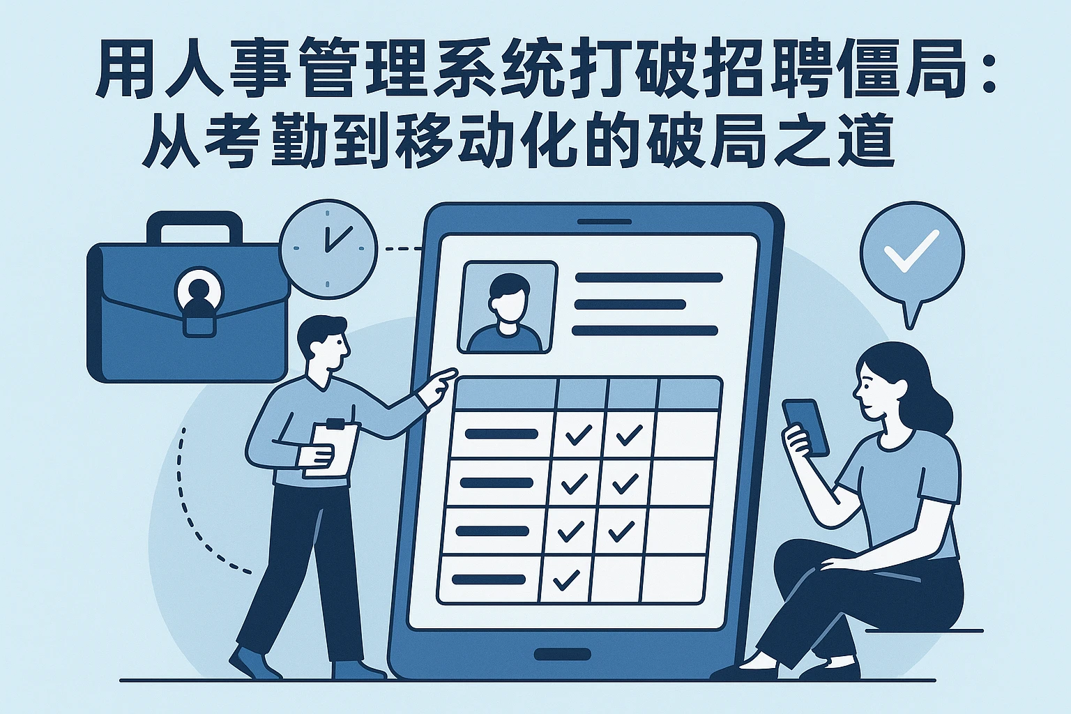 用人事管理系统打破招聘僵局：从考勤到移动化的破局之道