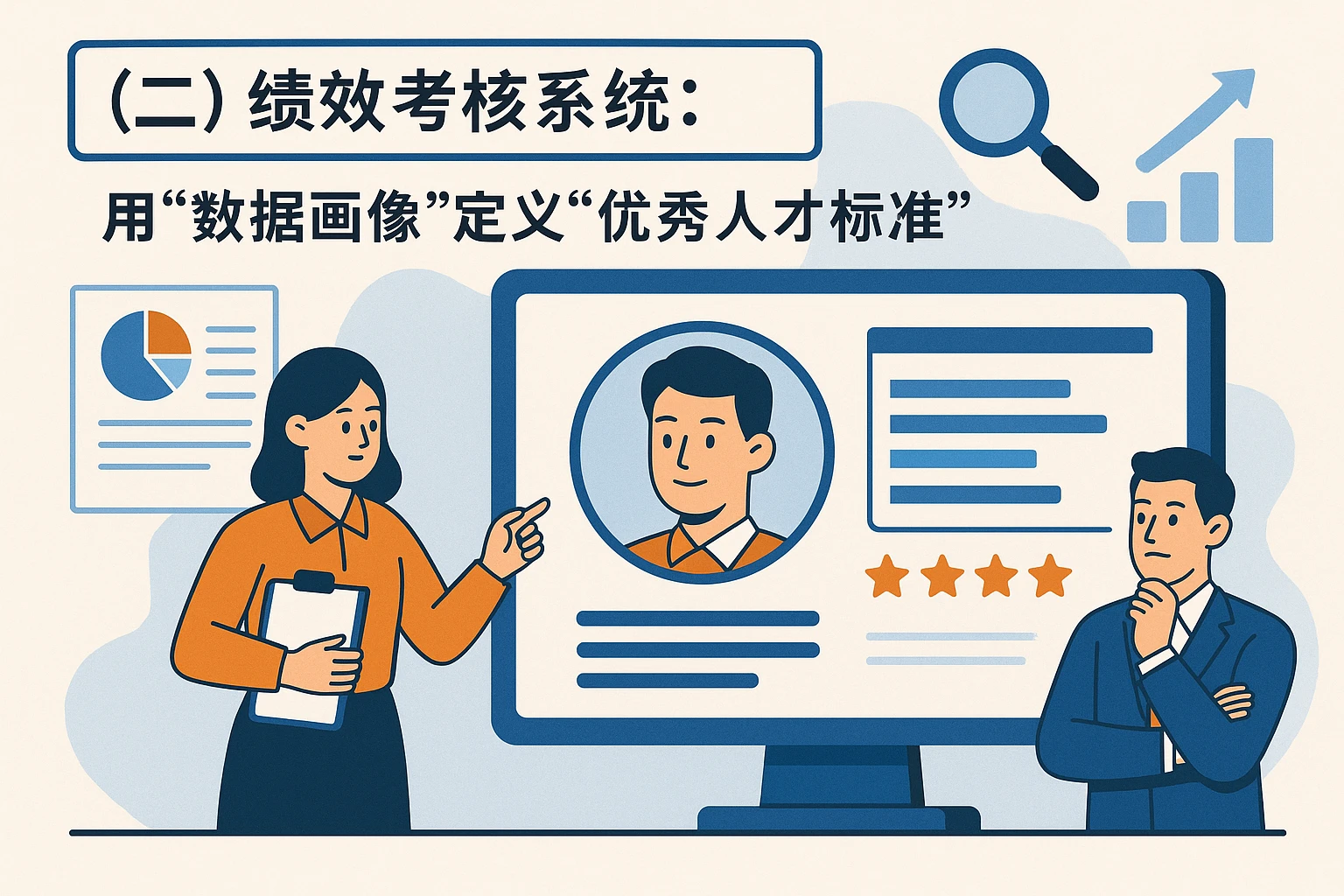 （二）绩效考核系统：用“数据画像”定义“优秀人才标准”