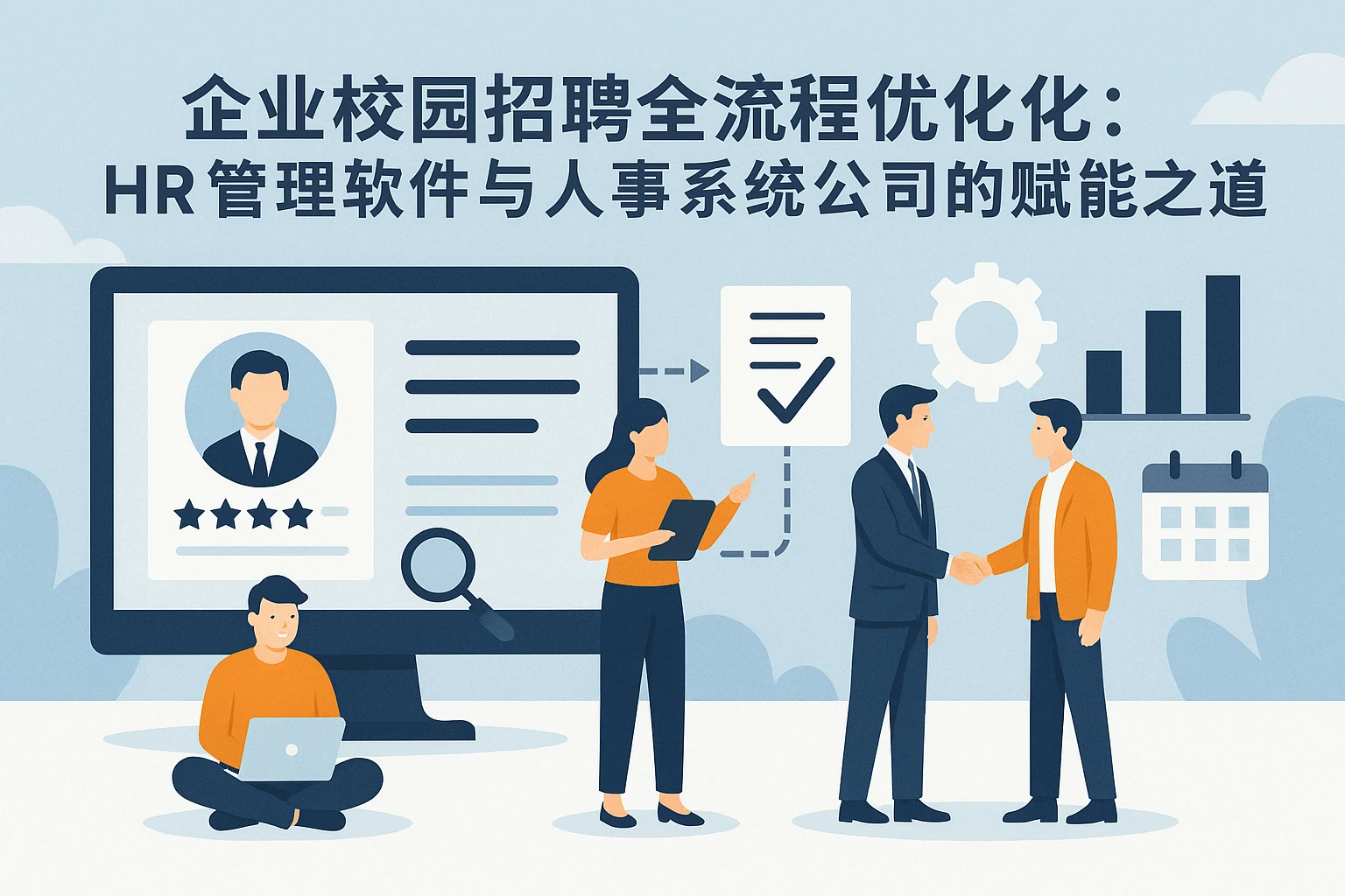企业校园招聘全流程优化：HR管理软件与人事系统公司的赋能之道