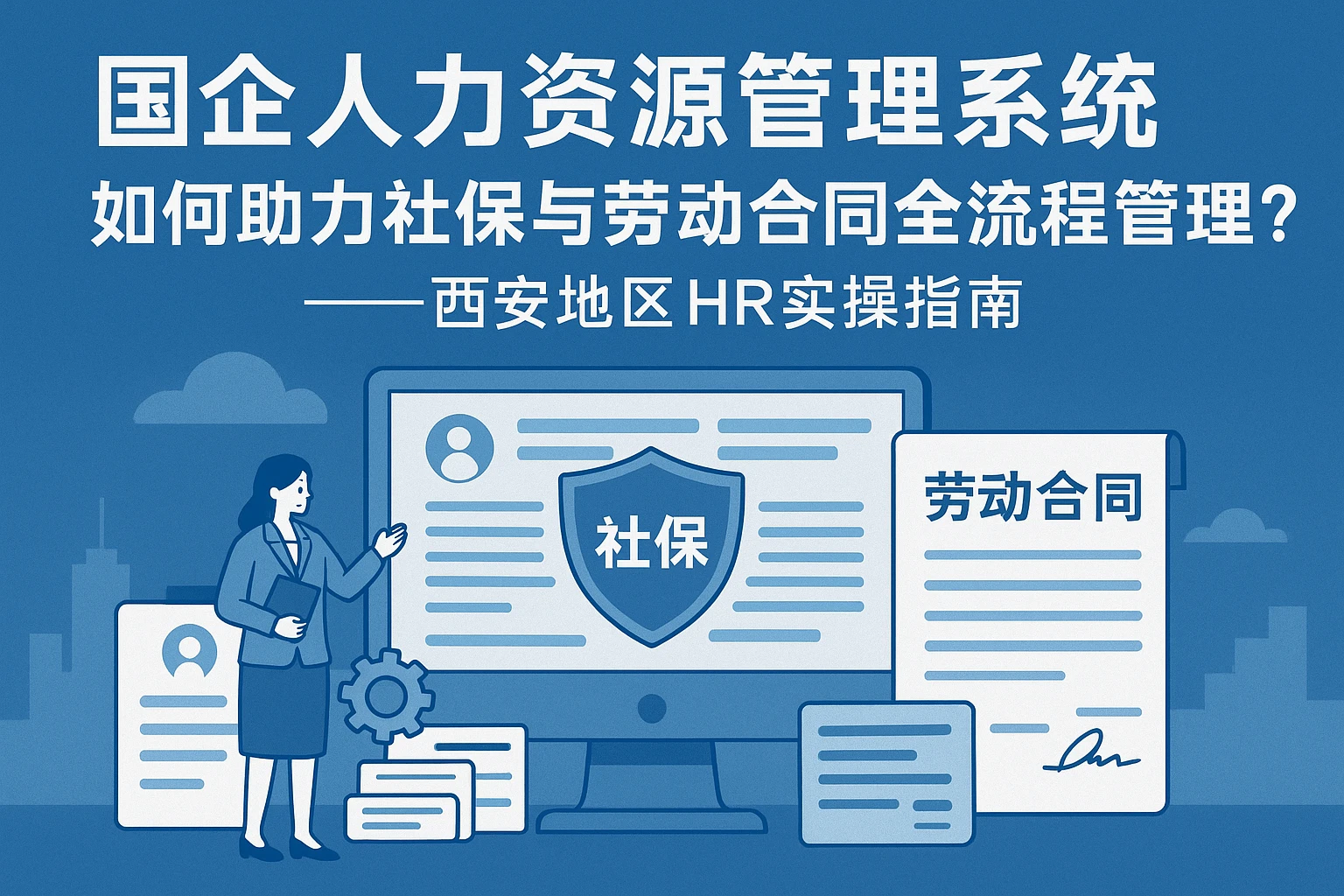 国企人力资源管理系统如何助力社保与劳动合同全流程管理？——西安地区HR实操指南