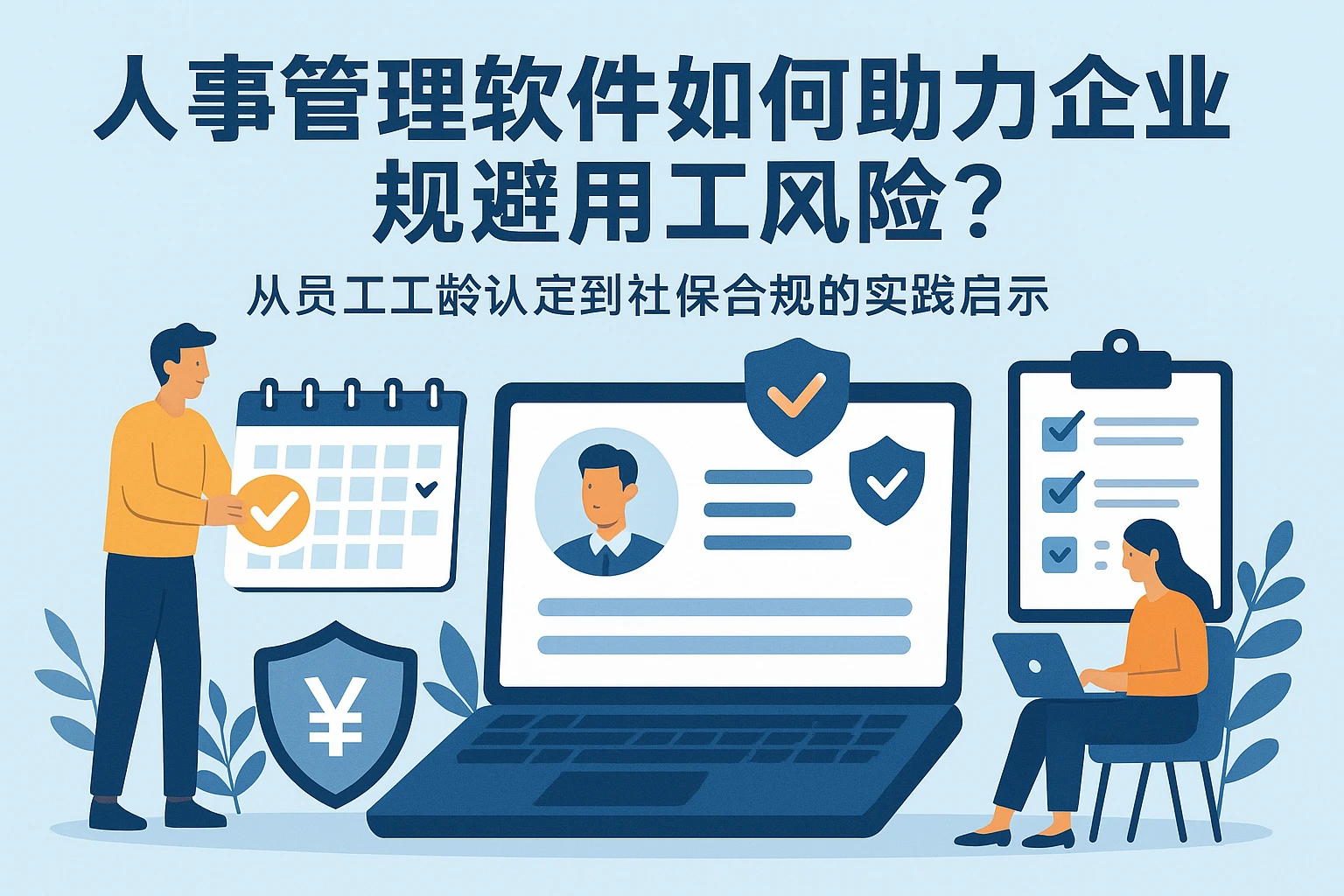 人事管理软件如何助力企业规避用工风险？从员工工龄认定到社保合规的实践启示