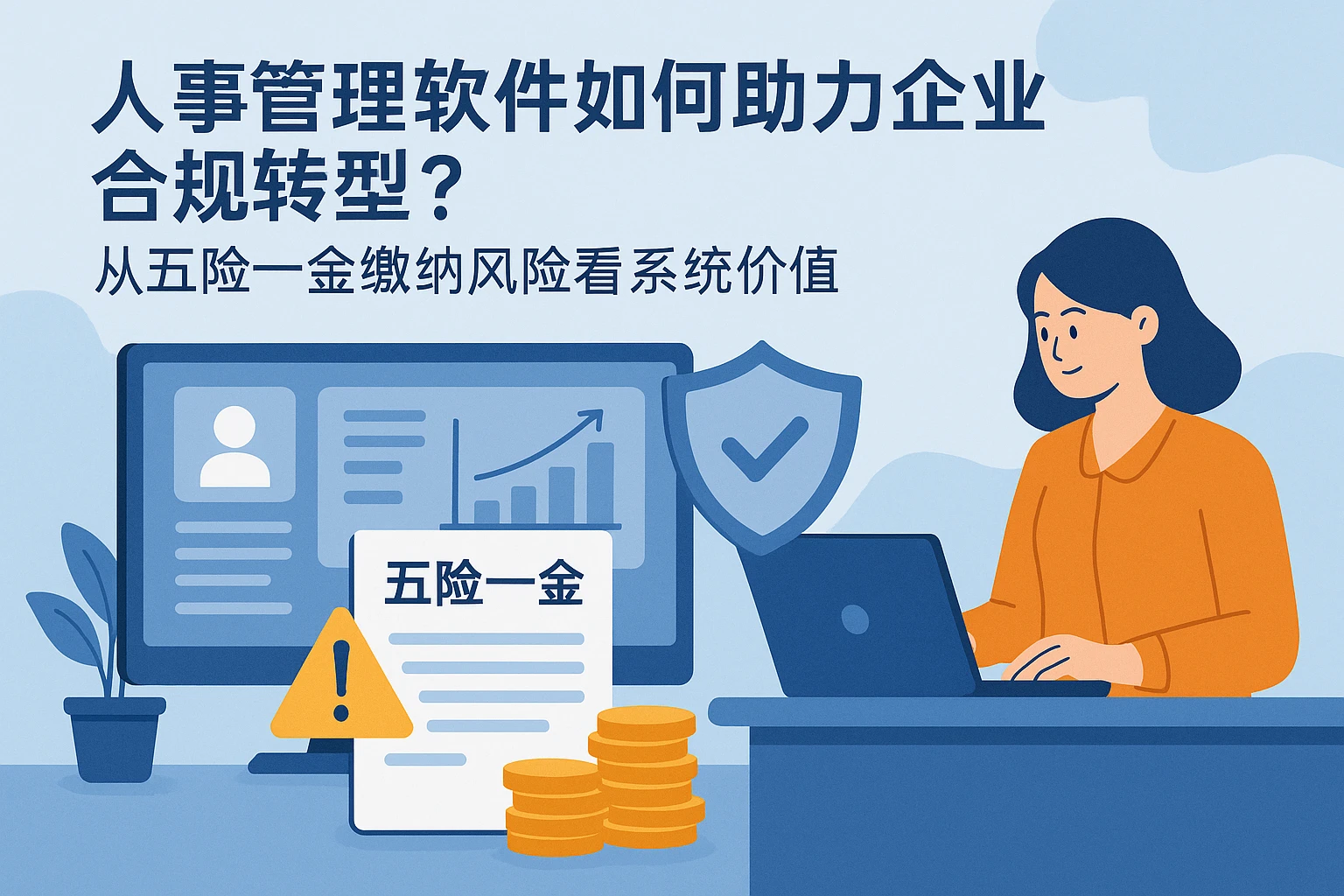 人事管理软件如何助力企业合规转型？从五险一金缴纳风险看系统价值