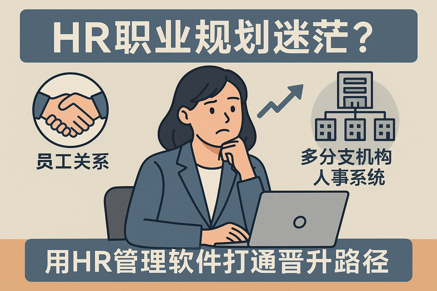 HR职业规划迷茫？从员工关系到多分支机构人事系统，用HR管理软件打通晋升路径