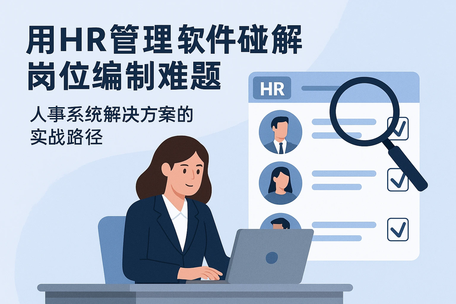 用HR管理软件破解岗位编制难题：人事系统解决方案的实战路径