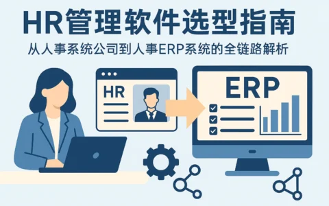 HR管理软件选型指南：从人事系统公司到人事ERP系统的全链路解析