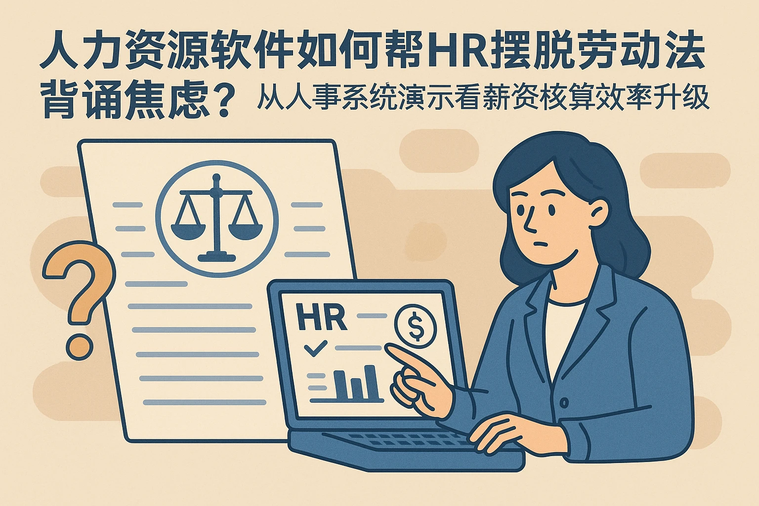 人力资源软件如何帮HR摆脱劳动法背诵焦虑？从人事系统演示看薪资核算效率升级