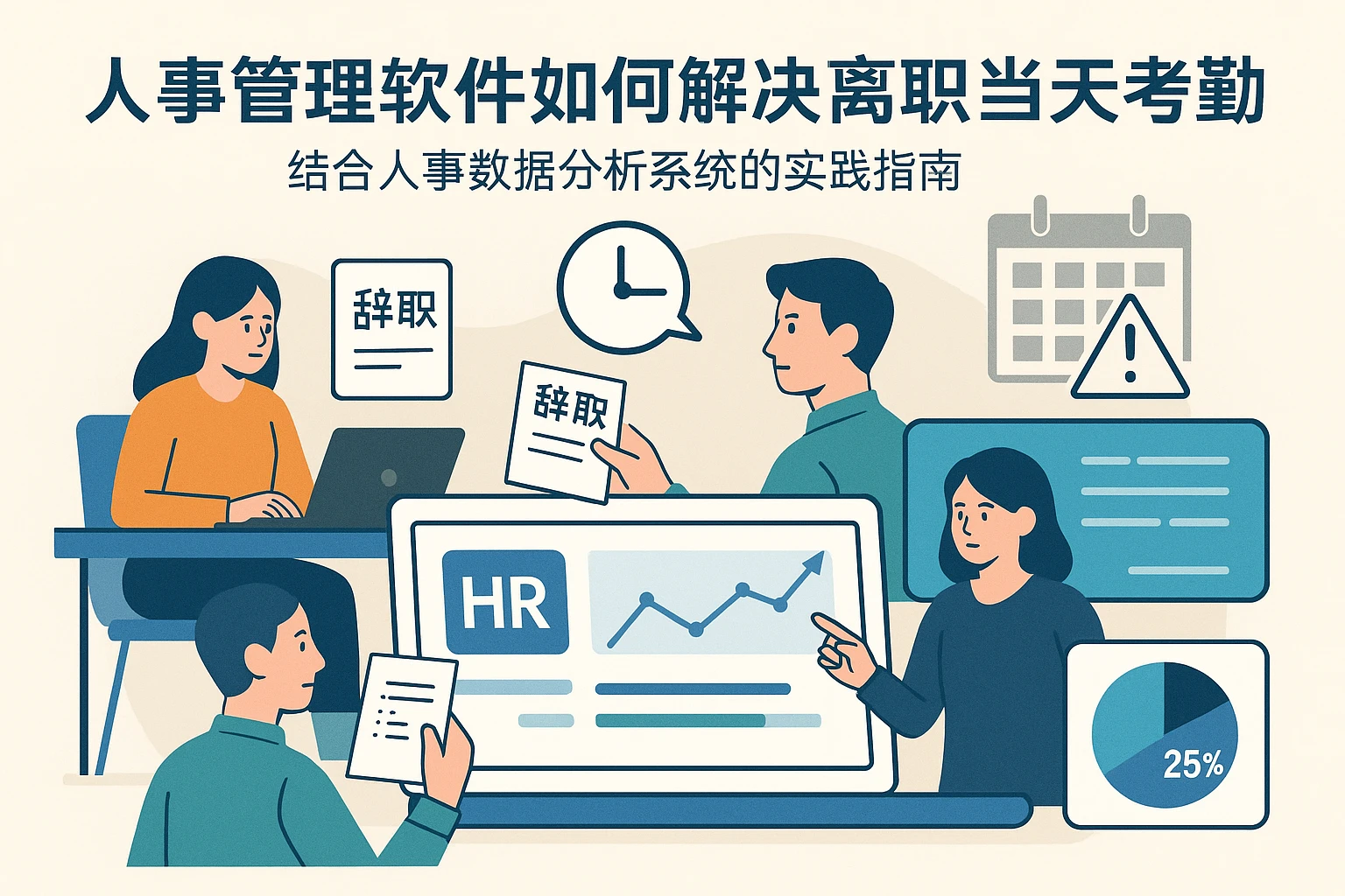 人事管理软件如何解决离职当天考勤争议？结合人事数据分析系统的实践指南