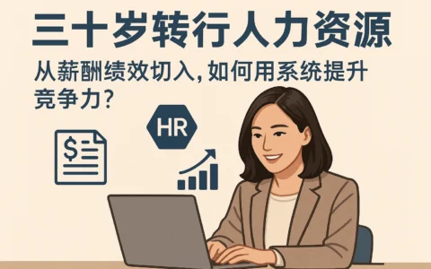 三十岁转行人力资源：从薪酬绩效切入，如何用系统提升竞争力？