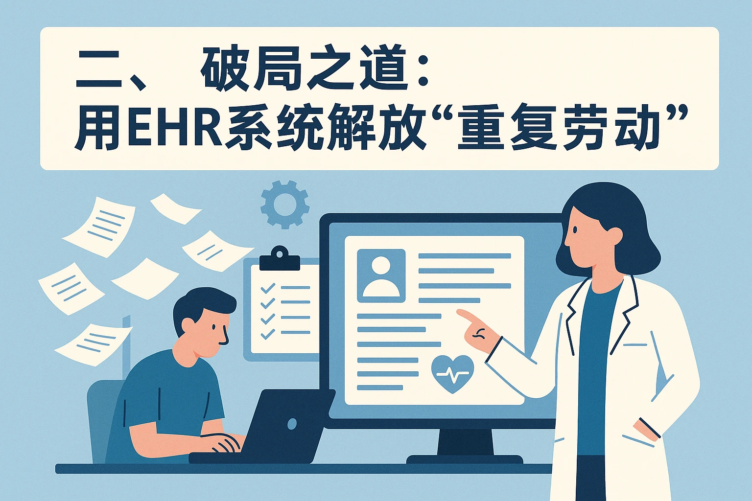 二、破局之道：用EHR系统解放“重复劳动”