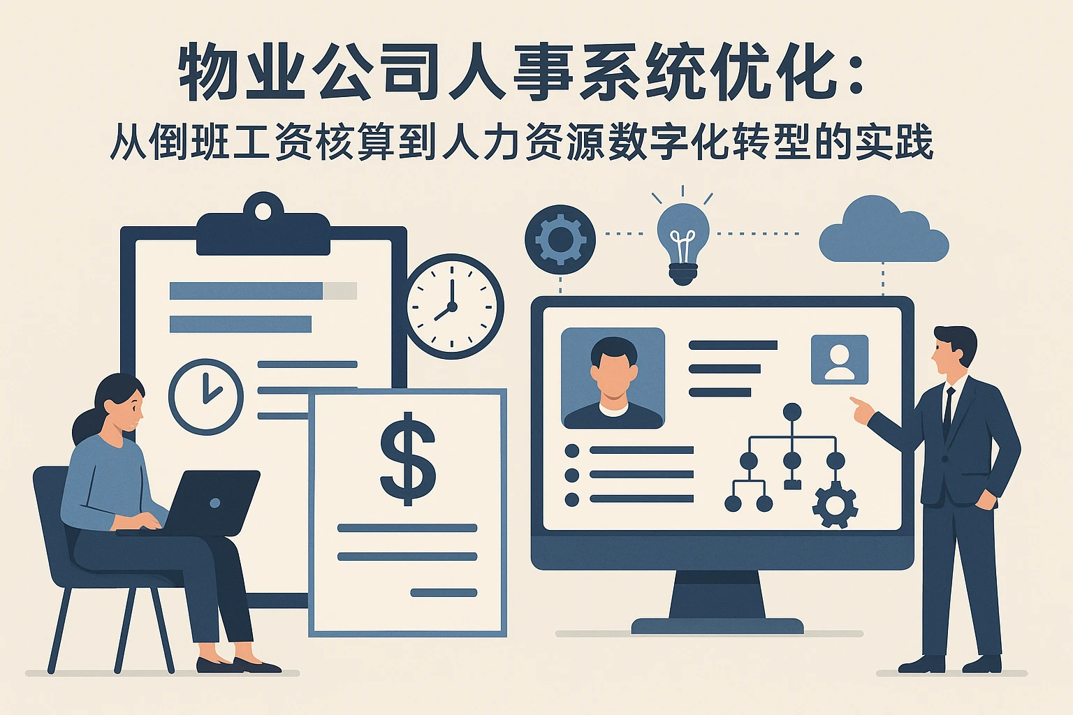 物业公司人事系统优化：从倒班工资核算到人力资源数字化转型的实践